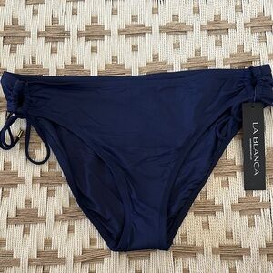 La Blanca Women's Deep Blue Bikini Bottom